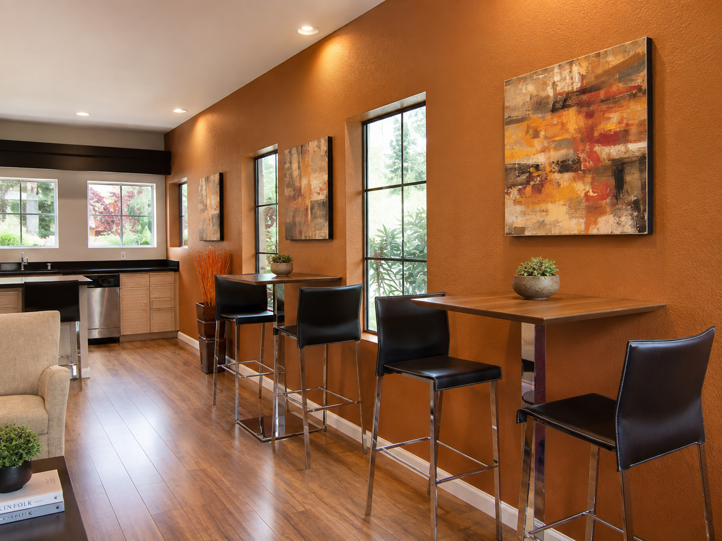 Lounge & amenities at Adagio Apartments, Sacramento, California