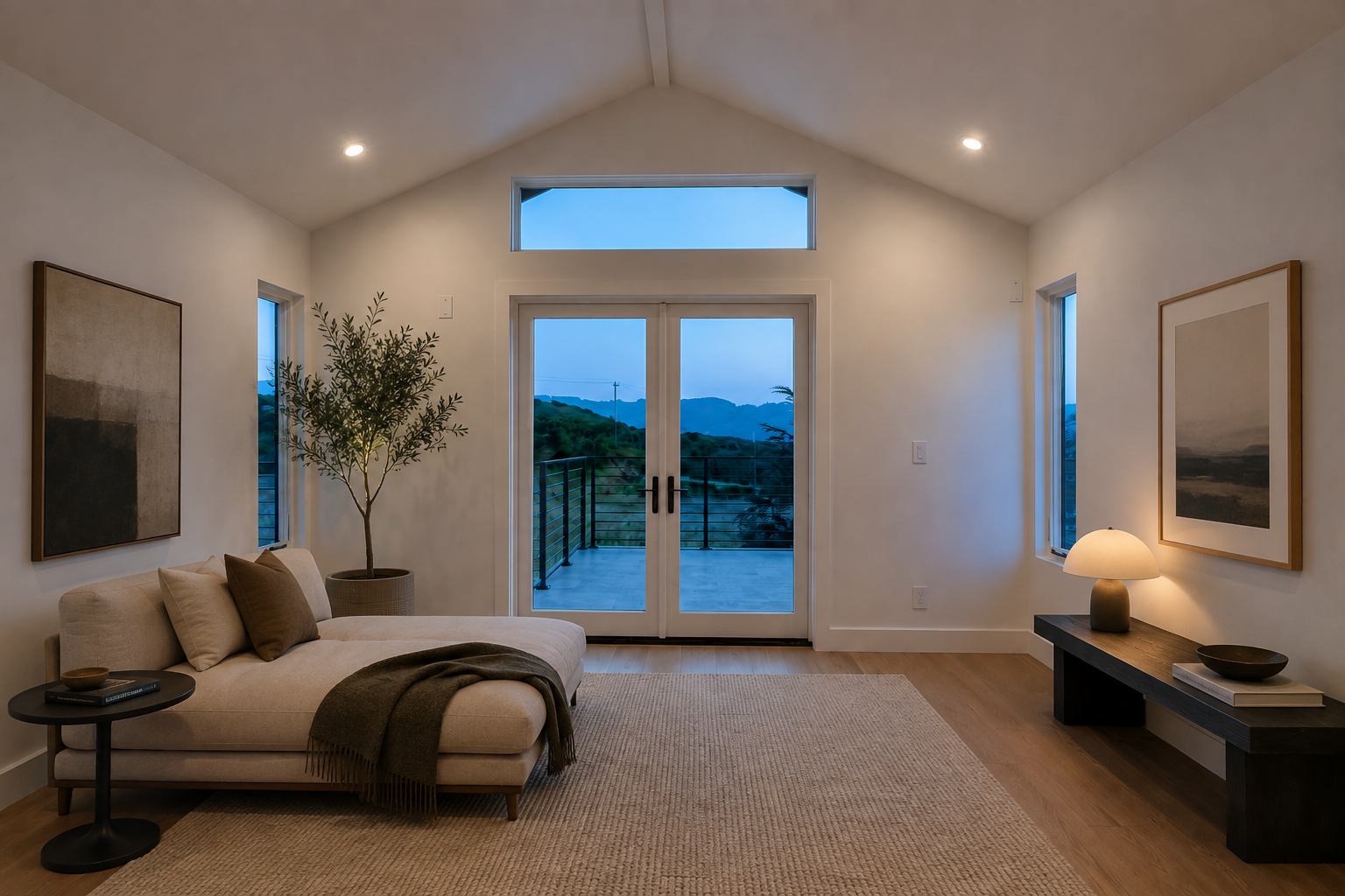 Lounge & amenities at Belmont 2nd Story Addition, Belmont, California
