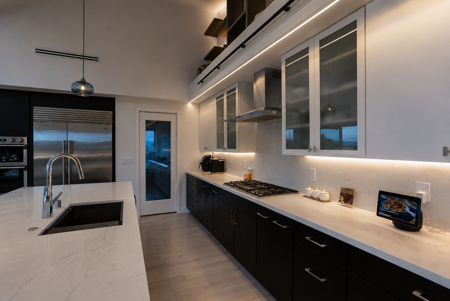 Kitchen at Mills Estate, Burlingame Hills, California