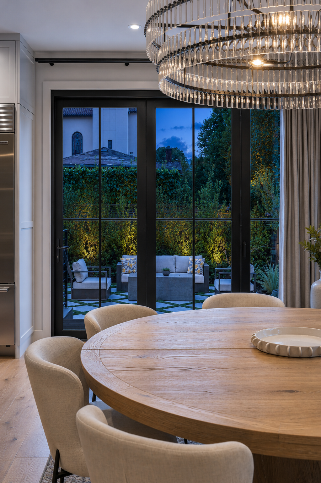 Dining room at Burlingame New Construction, Burlingame, California