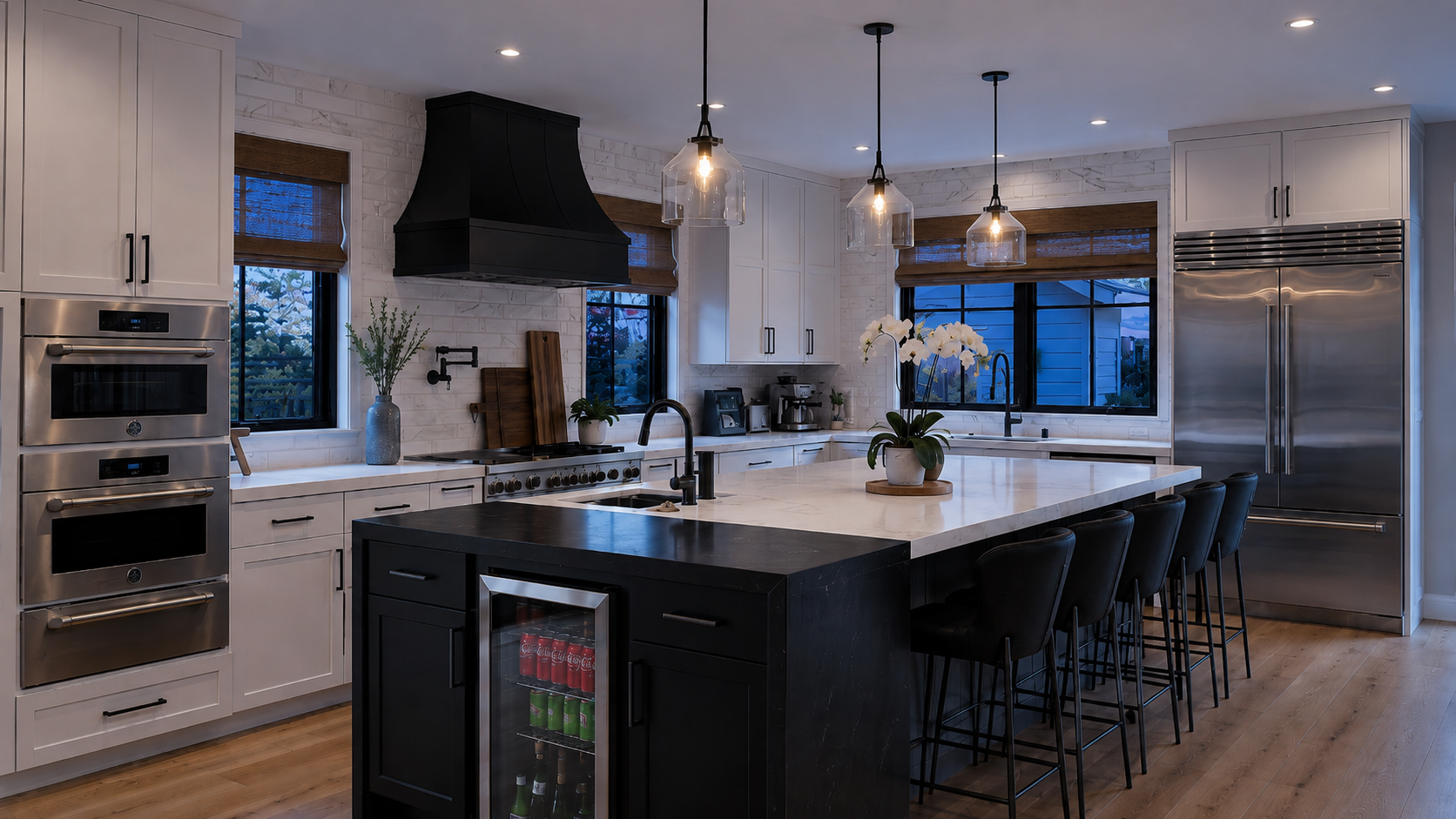 Kitchen at Burlingame New Construction, Burlingame, California