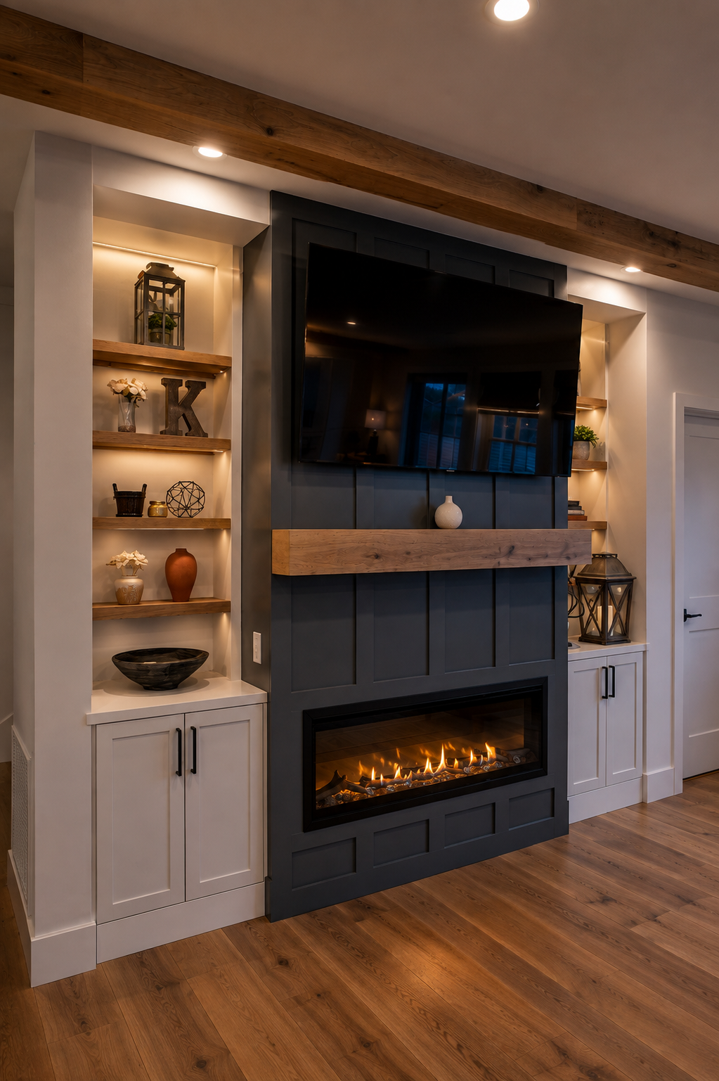 Living room at Burlingame New Construction, Burlingame, California