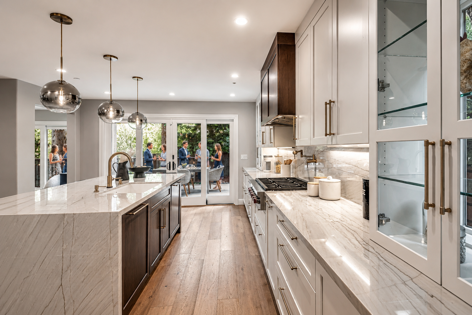 Kitchen at San Mateo Addition + Remodel, Baywood, San Mateo, California