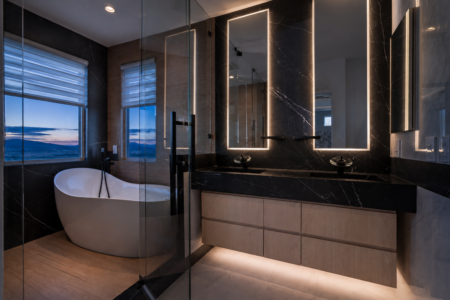 Bathroom at East Bay Remodel, Newark, California