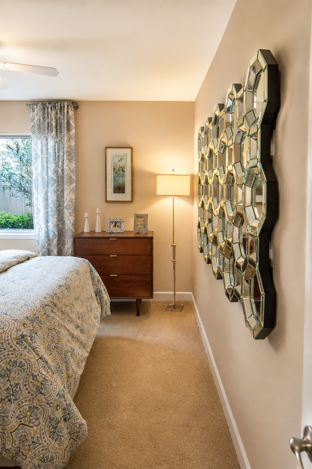 Bedroom at Greenpointe Model Home, Santa Clara, California