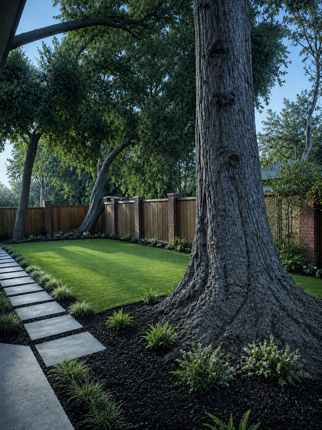 Outdoor living at New Construction in Menlo Park, Menlo Park, California
