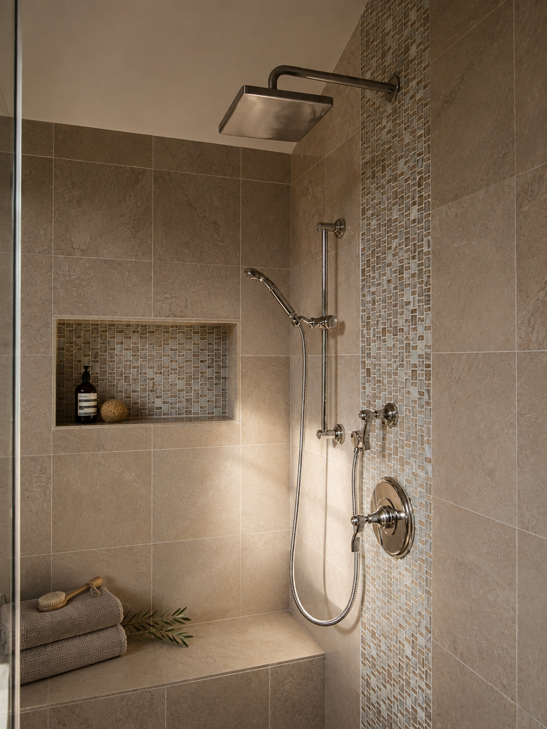 Bathroom at Parrott Residence, Baywood Park, San Mateo, California