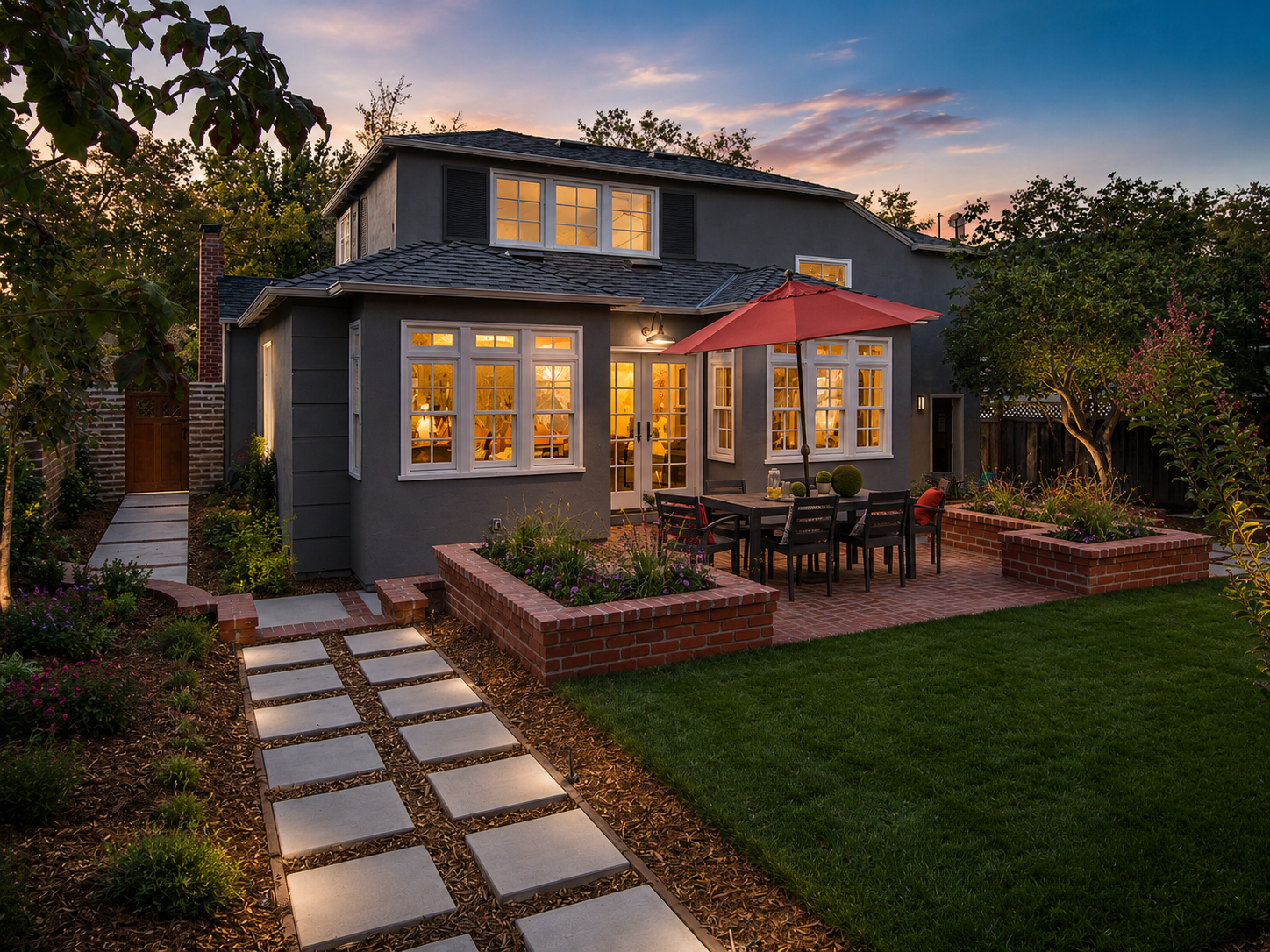 Exterior at Parrott Residence, Baywood Park, San Mateo, California