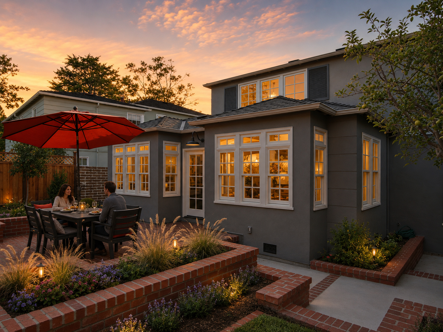Exterior at Parrott Residence, Baywood Park, San Mateo, California
