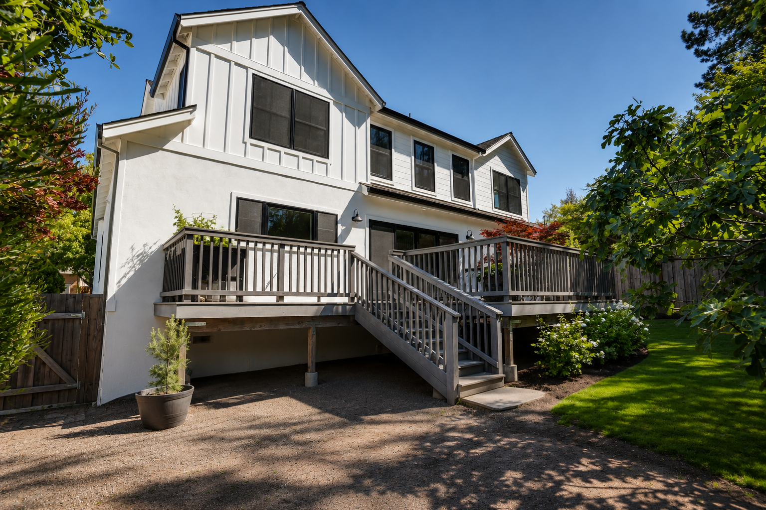 San Mateo Modern Farmhouse, view 3