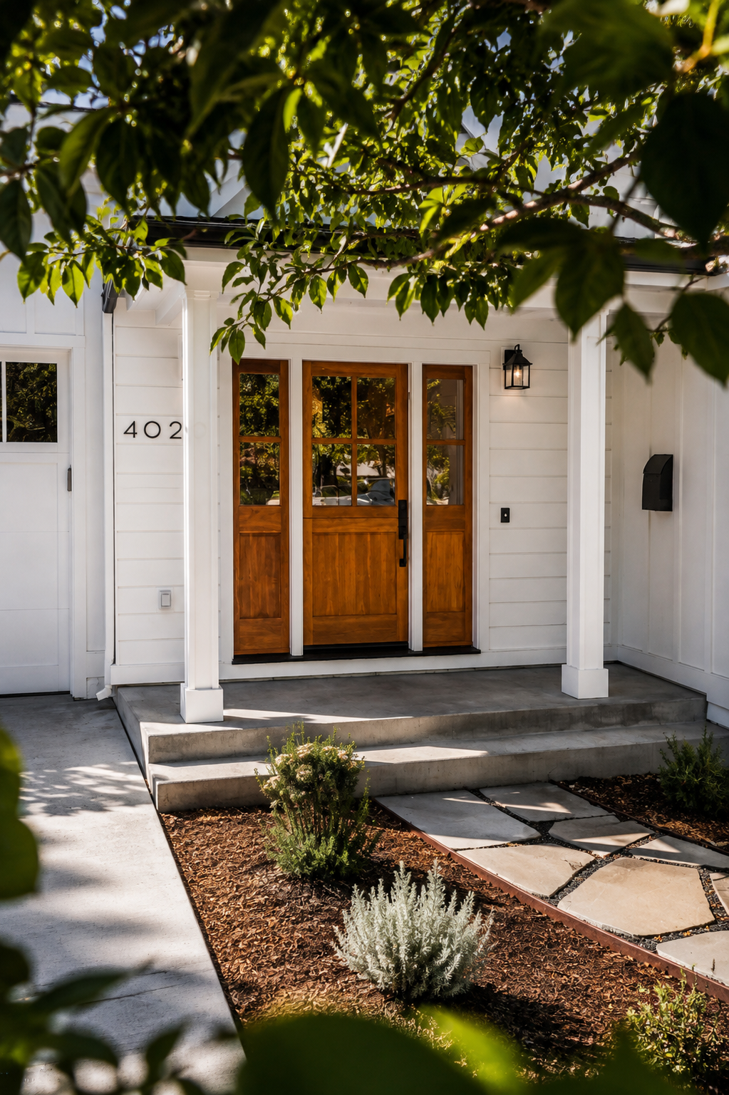 Exterior at San Mateo Modern Farmhouse, San Mateo, California
