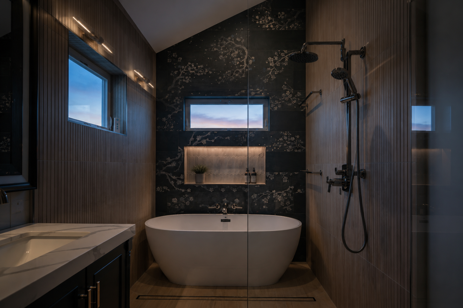 Bathroom at San Mateo Remodel + Addition, San Mateo, California